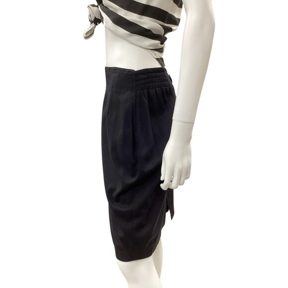 Vintage IIF 3 Piece Suit Women’s SZ S Leather Belt Included Funky Arms With Ties - Picture 9 of 11